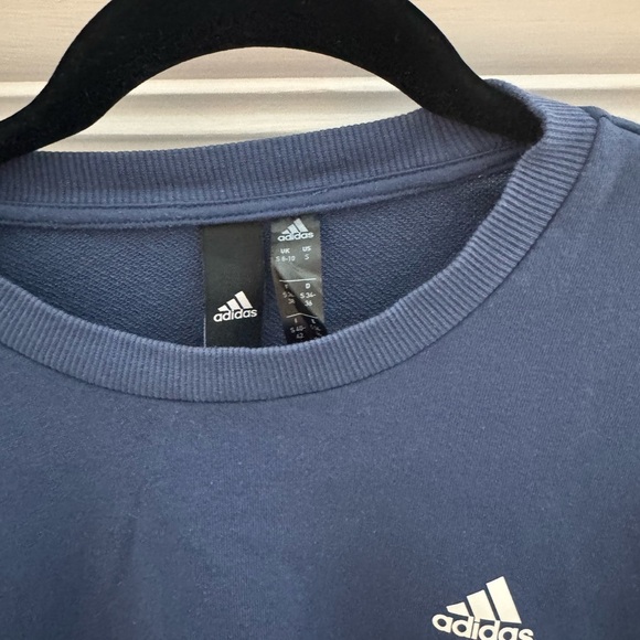 Adidas Navy Crewneck - Picture 2 of 7